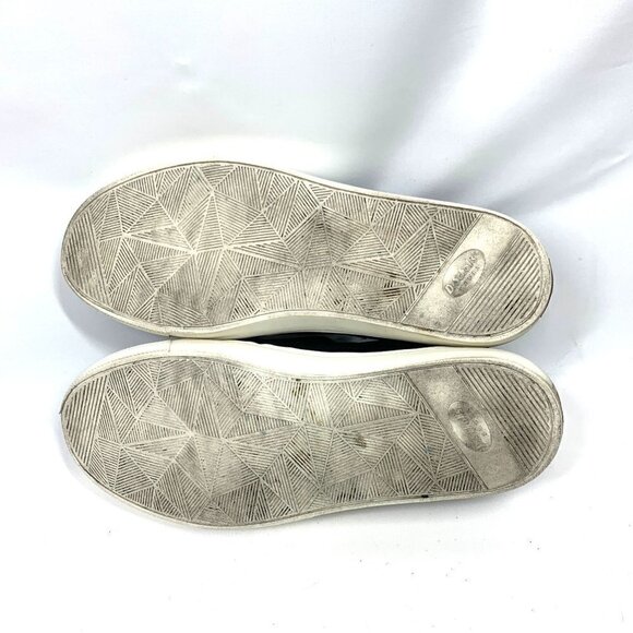 Dr Scholl's Nova Low Top Slip On Sneakers In Black Faux Leather Blend Sz 8.5 IOB - Picture 10 of 12